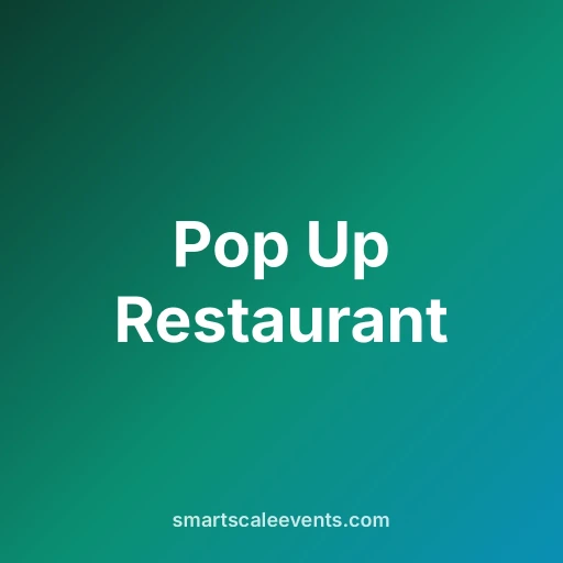 Pop Up Restaurant